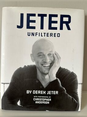 Jeter Unfiltered Hardcover Memoir - White & Black Cover